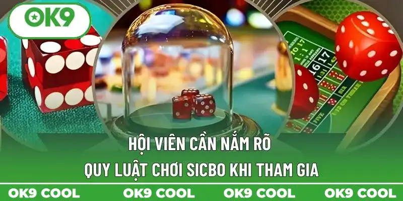 Hội viên cần nắm rõ quy luật chơi Sicbo khi tham gia